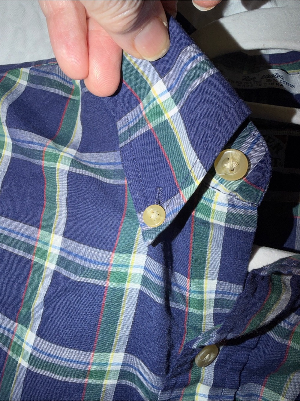 Men’s Sutter and Grant s/s plaid shirt large